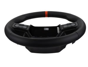 Ford F-150 Raptor Steering Wheel Kit - Ford Racing - Incl. Trim Pieces/Controls/Paddle Shifters - Black - `21-`24